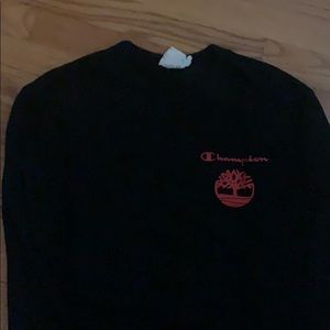 Champion Black Long Sleeve Shirt